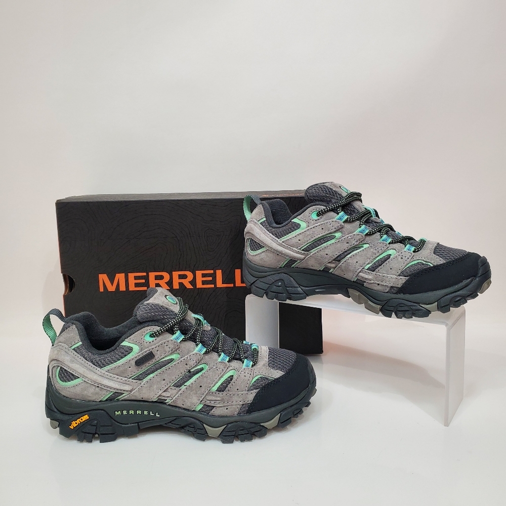 Merrell Women's Athletic Shoes - Gray and Green